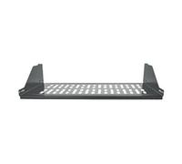 Intellinet 19" Cantilever Shelf, 2U, Fixed, Depth 350mm, Max 15kg, Black, Three Year Warranty - Étagère pour rack - noir, RAL 9005 - 2U - 19"