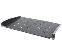 Intellinet 19 Inch Cantilever Shelf, 1U, Shelf Depth 300 mm, Vented, Black Canti
