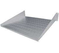 Intellinet 19 Inch Cantilever Shelf, 2U, 2-Point Front Mount, 250 mm Depth, Grey