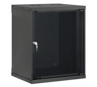 Intellinet 19" NetzwerK-Wandverteiler, Basic Line, 12 He, 400 Mm Tiefe, Schwarz G?nstiges RacK-Geh?use, Flatpack, Freistehend Oder Wandmontage, Optio