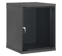 Intellinet 19" NetzwerK-Wandverteiler, Basic Line, 12 He, 560 Mm Tiefe, Schwarz G?nstiges RacK-Geh?use, Flatpack, Freistehend Oder Wandmontage, Optio