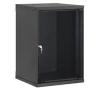 Intellinet 19" NetzwerK-Wandverteiler, Basic Line, 15 He, 560 Mm Tiefe, Schwarz G?nstiges RacK-Geh?use, Flatpack, Freistehend Oder Wandmontage, Optio