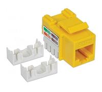 Intellinet 210133 Module Keystone (CAT5E KEYSTONE JACK UTP YELLOW - -PUNCH-DOWN)
