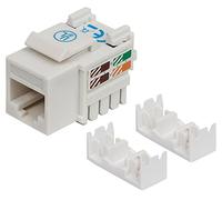 Intellinet 210591 Keystone Jack Cat6 Punch-Down UTP Blanc