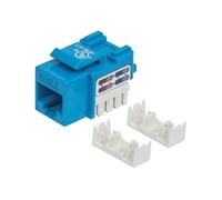 Intellinet 210737 Module Keystone RJ-45 Femelle Cat6 U/UTP AWG 22-26, Corps Plastique, -40°C à 80°C, Dimensions 18x28.3x20.8mm, Bleu, Unité