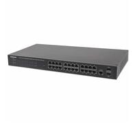 INTELLINET 24-Port Gigabit Ethernet Poe+ Web-Managed de Switch Avec 2 SFP Ports