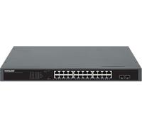 INTELLINET 24-Port Gigabit PoE+ Switch with 2 SFP Port 19