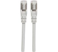 intellinet 317177 Câble Réseau, RJ45 Connecteur Mâle, Cat 6a SFTP 100% Cuivre, Gris, 7,5 m