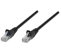 Intellinet 320788 Intellinet Câble patch RJ45 U/UTP Cat5e 7.5m protection de levier noir