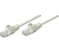 INTELLINET Patchkabel RJ45 U/UTP Cat6 7.50m Hebelschutz grau