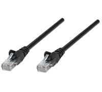 Intellinet 342100 Intellinet Câble patch RJ45 U/UTP Cat6 15m protection de levier noir