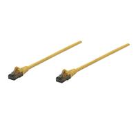 Intellinet Câble réseau Cat6 2 m Jaune U/UTP CCA RJ45 contacts plaqués or