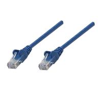 Intellinet 342599 RJ45 Câble réseau, câble patch CAT 6 U/UTP 2.00 m bleu