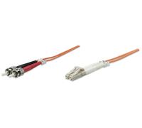 Intellinet 3m LC/ST câble InfiniBand et à fibres optiques Orange
