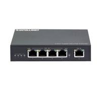 Intellinet 4-Port Gigabit Ultra PoE Extender, Adds up to 100 m (328 ft.) to PoE Range, 90 W PoE Power Budget, Four PSE Ports with up to 30 W Output,