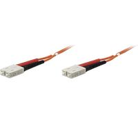 Intellinet 470032 Intellinet LWL Anschlusskabel SC/SC 5m Multimode OM2 orange