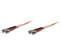 Intellinet 470087 Intellinet LWL Anschlusskabel ST/ST 5m Multimode OM2 orange