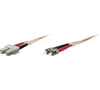Intellinet 470131 Intellinet LWL Anschlusskabel ST/SC 5m Multimode OM2 orange