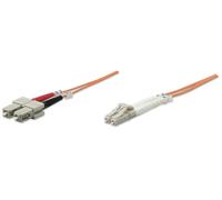 Intellinet 470384 Intellinet LWL Anschlusskabel LC/SC 3M Multimode OM2 orange
