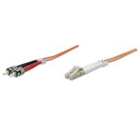 Intellinet 470438 Intellinet LWL Anschlusskabel LC/ST 5m Multimode OM2 orange