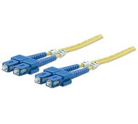 Intellinet 470612 câble InfiniBand et à fibres optiques 2 m SC Jaune