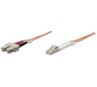 Intellinet 471251 Intellinet LWL Anschlusskabel LC/SC 1M Multimode OM1 orange