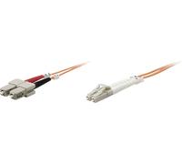 Intellinet 471282 Intellinet LWL Anschlusskabel LC/SC 5M Multimode OM1 orange