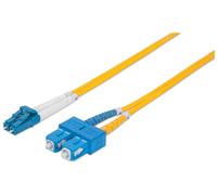 Intellinet 473965 Cavo a fibra ottiche 1 M LC SC OS2 GIALLO