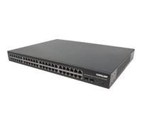 Intellinet 48-Port Gigabit Ethernet Switch with 10 GbE Uplink, 48 x 10/100/1000 Mbps RJ45 Ports & 2 x 10 GbE SFP+ open slots, IEEE 802.3az (Energy Efficient Ethernet), 19" Rackmount, Metal - Commutate