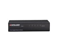 Intellinet 5-Port Gigabit Ethernet Switch, Metal, Box - Commutateur - 5 x 10/100/1000 - de bureau