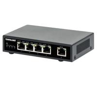 INTELLINET 5-Port Gigabit PoE+ Switch 62W