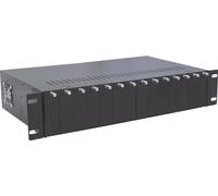 Intellinet 14-Slot Media Converter Chassis, Includes redundant power supply, 19" rackmountable, 2U - Base d'extension modulaire - 2U - rack-montable G