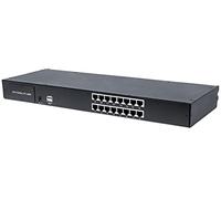 Intellinet 507899 commutateur écran, Clavier et Souris Noir