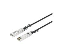 Intellinet 508377 Câble InfiniBand SFP+ 0.5m Noir/Argent - Connecteurs SFP+ Mâle - 10 Gigabit Ethernet - PVC Cuivre - Conforme CE/FCC/RoHS
