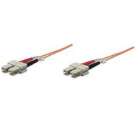 Intellinet 515825 Intellinet LWL Anschlusskabel SC/SC 2m Multimode OM1 orange