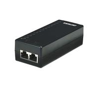 Intellinet 524179 Adaptateur Injecteur PoE Fast Ethernet 10/100 Mbps, 52V, IEEE 802.3af/u, Protection Surtension/Surcharge/Court-circuit, Noir