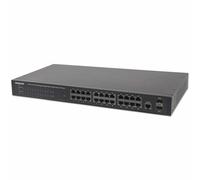 Intellinet 560559 Commutateur Intellinet 24x GE géré par le Web SNMP 2xMini Gbic PoE+