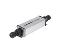 Intellinet 561211 Adaptateur Injecteur PoE Gigabit Ethernet 10/100/1000Base-T(X) IEEE 802.3af/at 4W, 2xRJ45, Noir/Gris, 42x145x33mm