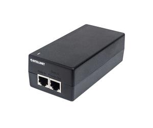 Intellinet 561235 Injecteur PoE Gigabit Ethernet 48V - 2 ports RJ45 - IEEE 802.3af/at/u/ab/x - Alimentation 100-240V - Certification FCC/CE