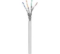 Intellinet 704953 Câble de raccordement Cat6a, S/FTP 100 m LS0H, classé CPR-Dca, AWG 23 Gris