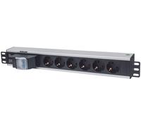 Intellinet 711432 Intellinet Multiprise 6x 1.6m Raccord noir