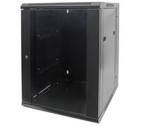 Intellinet 712019 Intellinet Répartiteur mural 15U 600x550mm Cadre pivotant noir