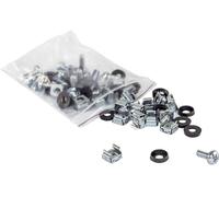 Intellinet Kit de montage pour rack 712194 19 pouces argent 50 pièces