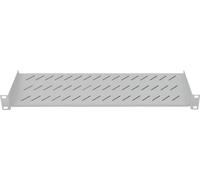 Intellinet 712200 19 pouces Plaque de sol 1 UH montage fixe adapté à une baie de profondeur: à partir de 450 mm gris