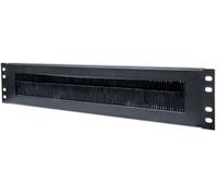 Intellinet 712774 Intellinet passe-câbles 48,3cm 2HE brosse sw