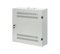 Intellinet 713641 Rack Mural 2U/4U Acier Gris 60kg IP20 550x170x540mm avec Kit de Fixation (12 vis, écrous et rondelles) RoHS