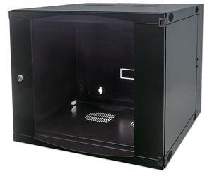 Intellinet 713764 étagère 9U Rack monté sur le mur Noir