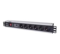 Intellinet 713962 19 pouces Multiprise 1.5 UH prise à contact de protection protection antisurtension noir