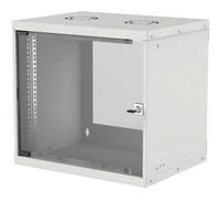 Intellinet 714167 Basic Line Armoire Murale 9U 19 Pouces Grise-Blanche RAL 7035