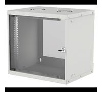 Intellinet 714167 Rack Mural 9U Gris - Acier Galvanisé, Porte Verre Trempé - 50kg Charge Max, IP20 - 540x400x487mm, Conforme ANSI/EIA RS-310-D